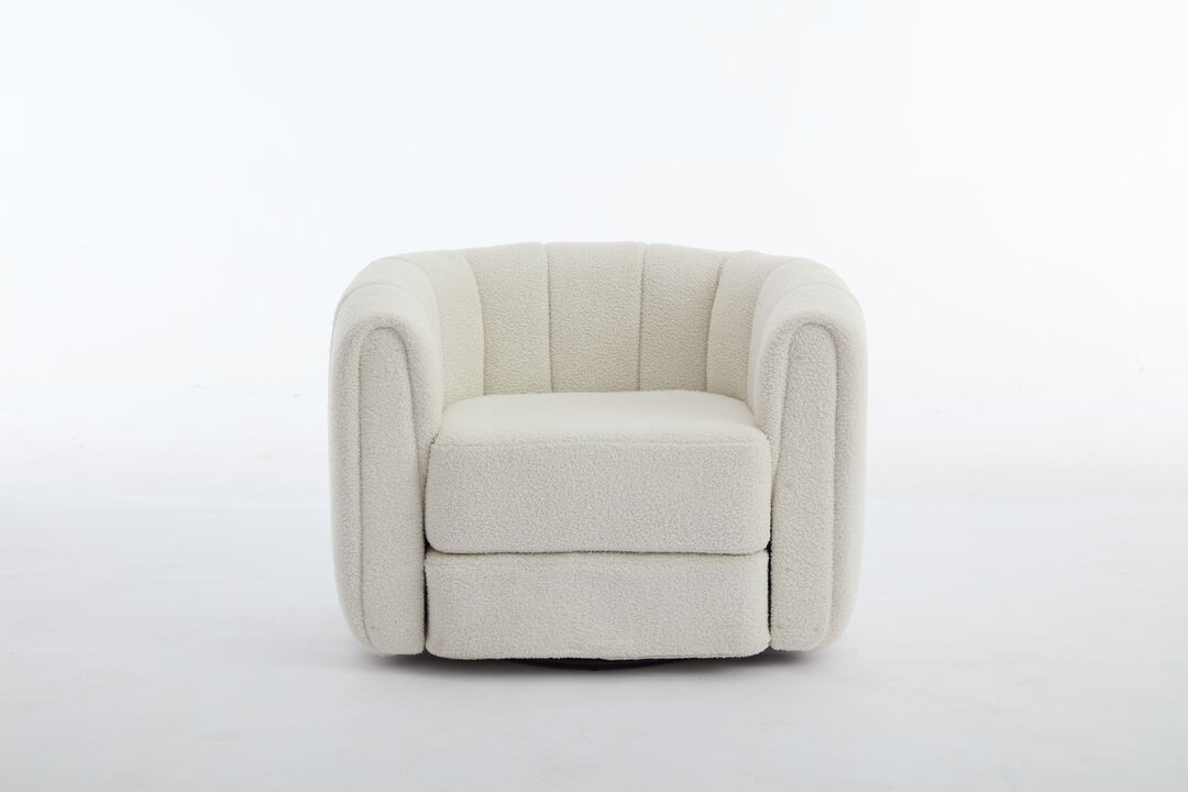 Merax Swivel Accent Barrel Chair Armchair