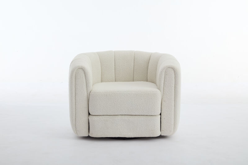 Merax Swivel Accent Barrel Chair Armchair