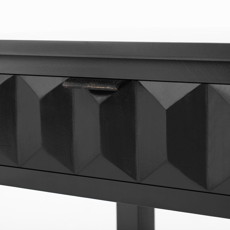 Merax Modern Stylish Console Table with 3 Drawers