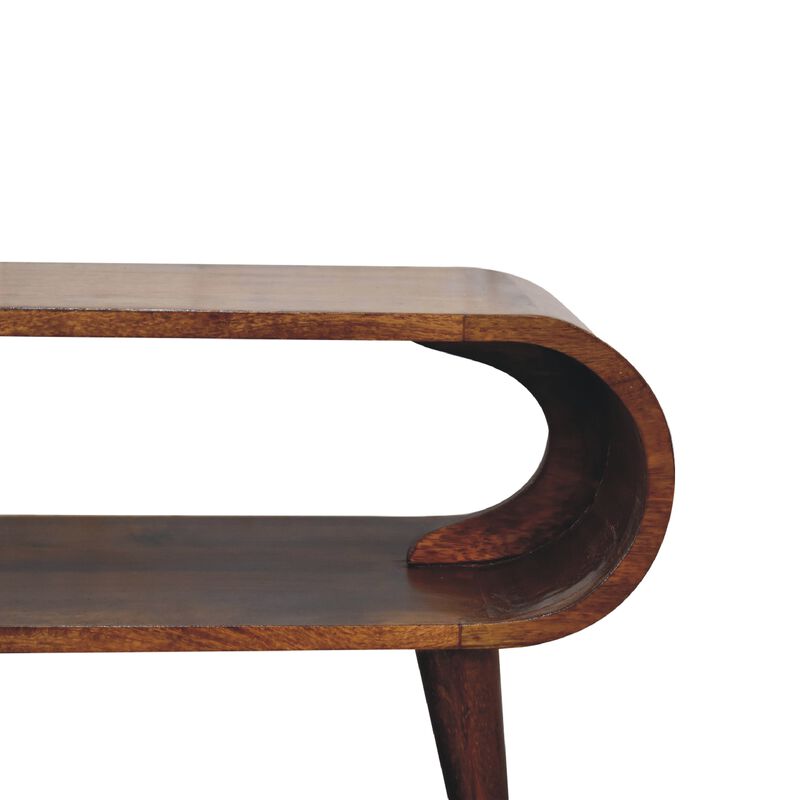 Amaya  Solid Wood Chestnut Coffee Table