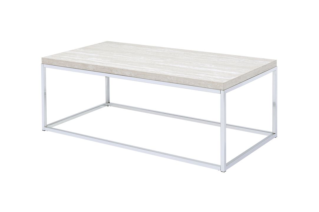 ACME Snyder Coffee Table, Chrome