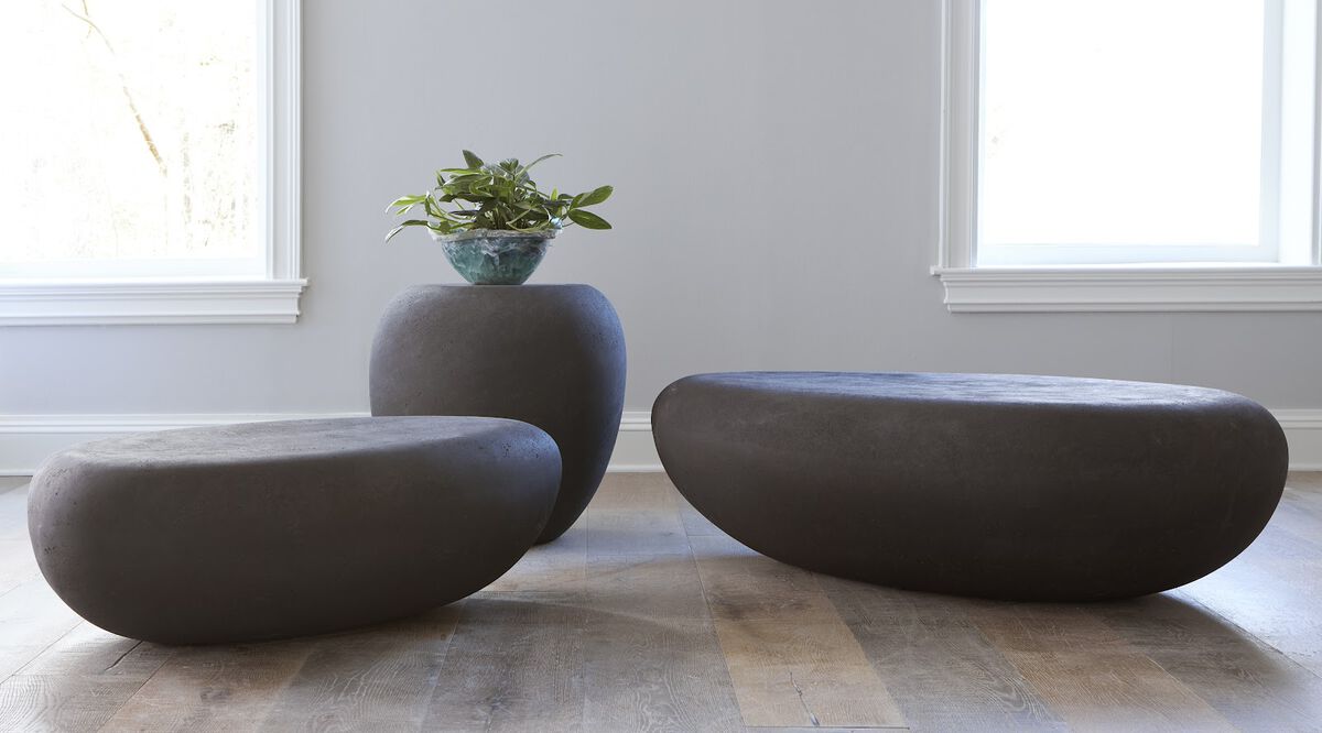 River Stone Side Table