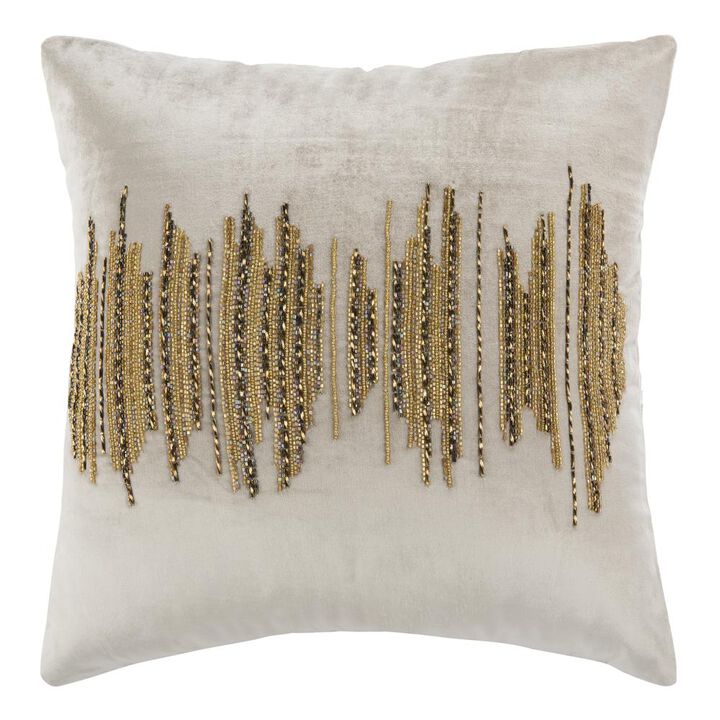 Belen Kox Metallic Harmony Throw Pillow, Belen Kox
