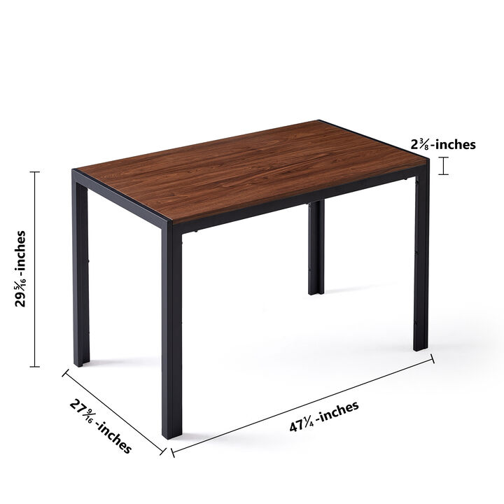 5Piece Dining Set Including Blue Velvet High Back Golden Color Legs Nordic Dining Chair Creative Design MDF Dining Table