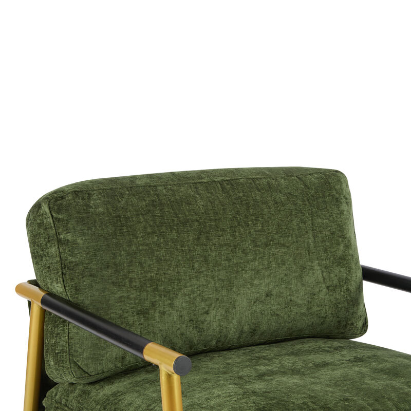 Merax Modern Accent Chair with Plush Cushions
