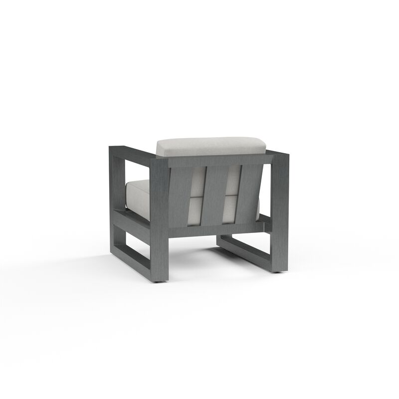 Redondo Club Chair in Cast Silver, No Welt