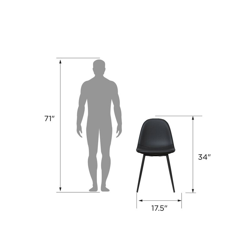 Brandon Upholstered Dining Chair, Set of 4