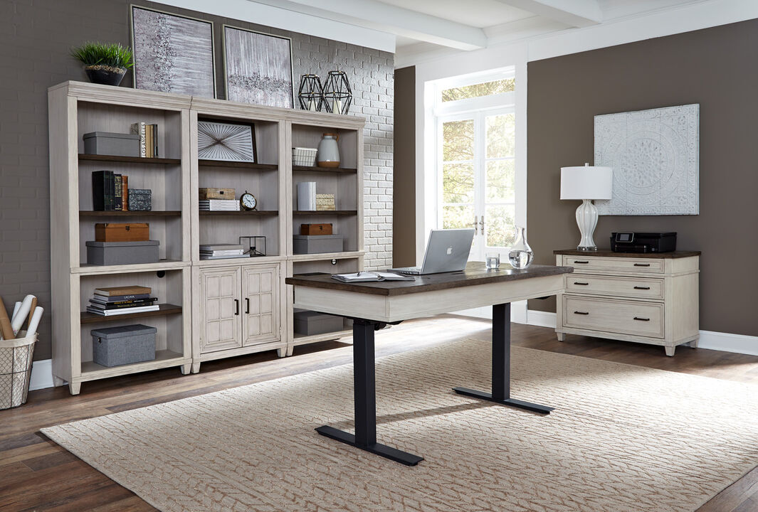 Caraway 2-Door Wood Bookcase