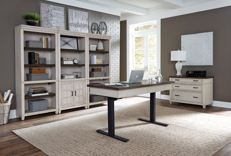 Caraway 2-Door Wood Bookcase