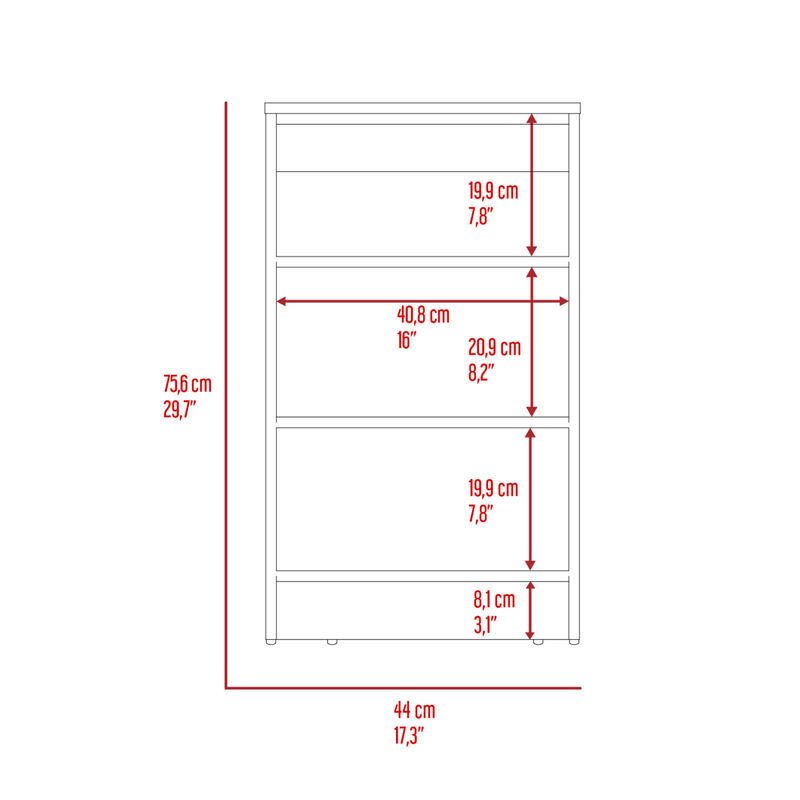 Nashua 4-Shelf Linen Cabinet