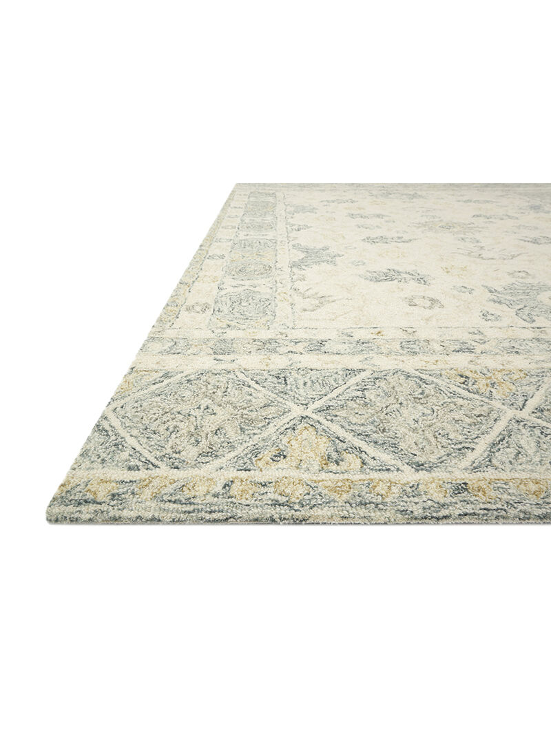 Norabel NOR01 Ivory/Slate 7'9" x 9'9" Rug