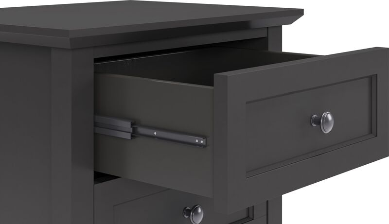 Grace Three Drawer Nightstand