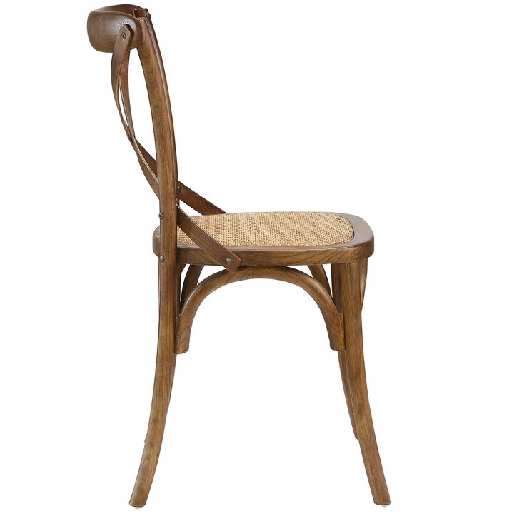 Gear Dining Side Chair-Benzara