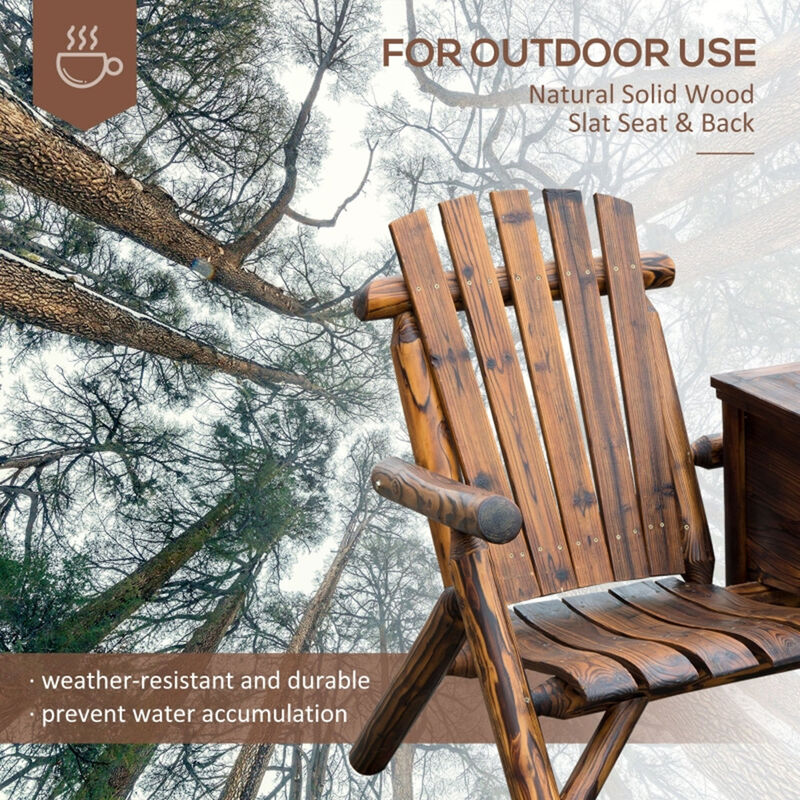 Loveseat Chair with Inset Ice Bucket – Outdoor Patio Seating with Built-In Cooler
