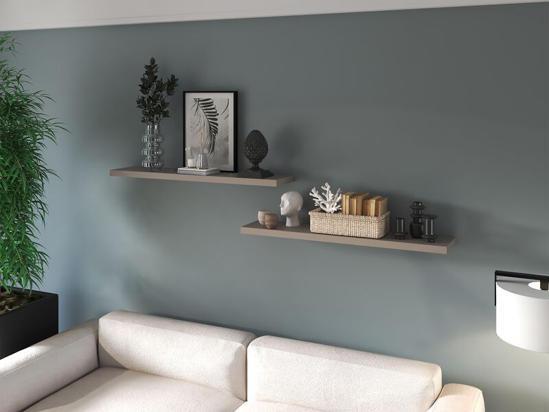 Floating Shelf Lyle, Living Room, Taupe