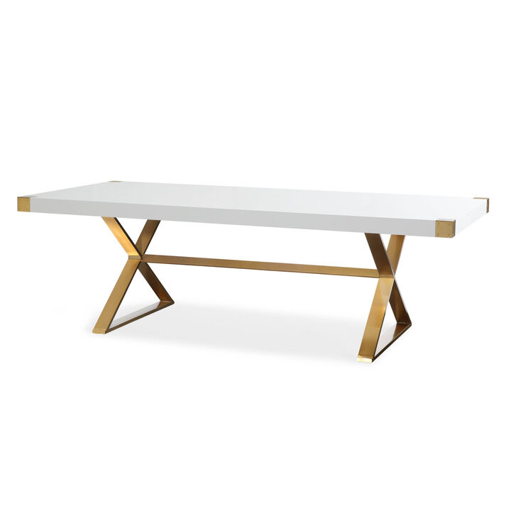 Adeline Black Lacquer Dining Table