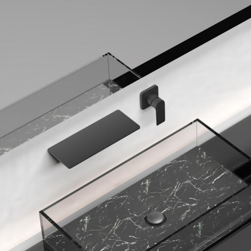 Wall Mounted Waterfall Faucet for Bathroom Sink Modern & Elegant Design