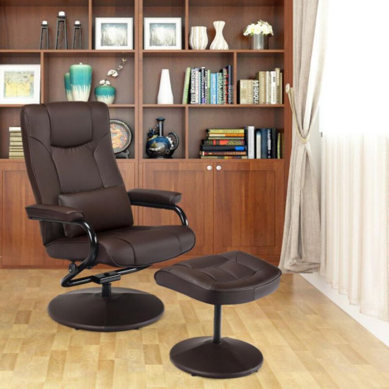Swivel Recliner Chair Comfortable Armchair for Lounging and Relaxation