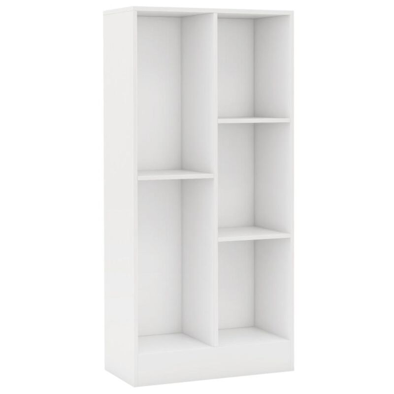 Hivvago 41 Inches 5-Cube Floor Bookcase with 2 Anti-Tipping Kits