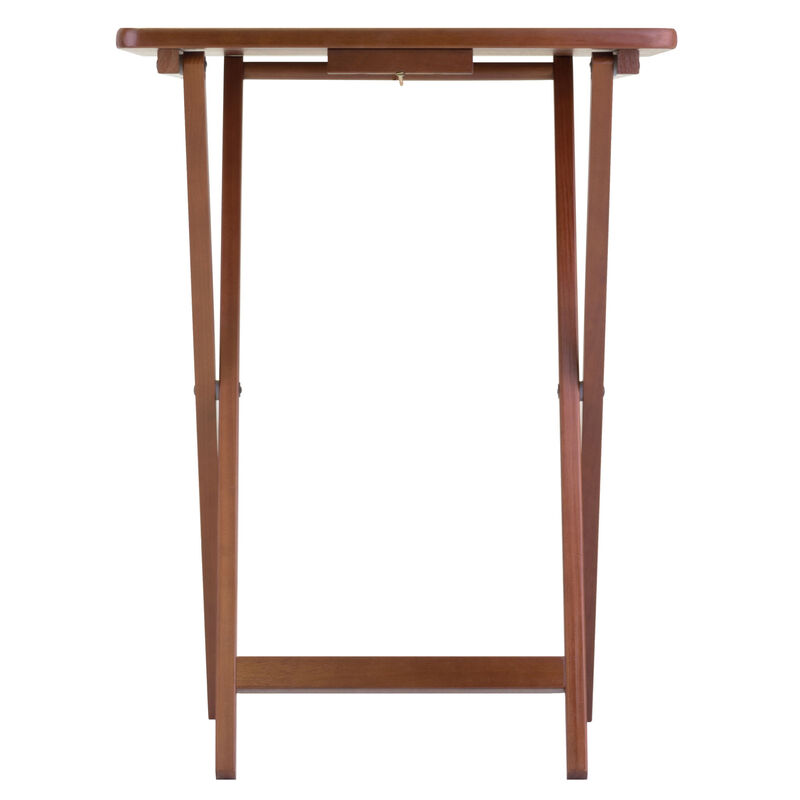 Alex 5-Pc Snack Table Set, Walnut