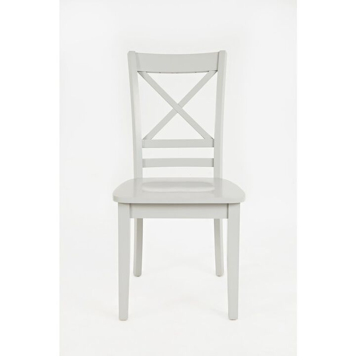 Jofran Simplicity Solid Wood Classic Cross-Back Dining Chair (Set of 2)