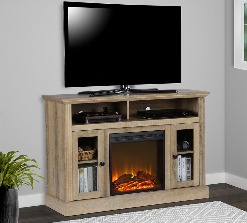 Chicago Electric Fireplace Space Heater TV Console for Flat Screen TVs up to 50"