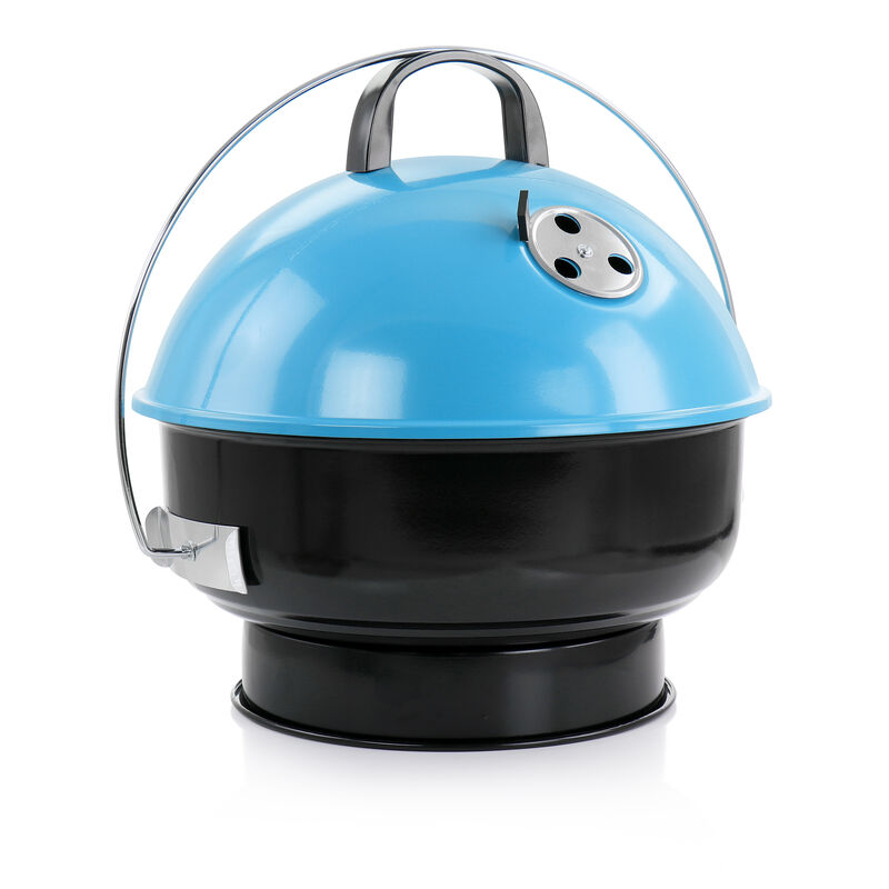 Gibson Home Fireblue Portable 14 Inch BBQ Grill in Blue
