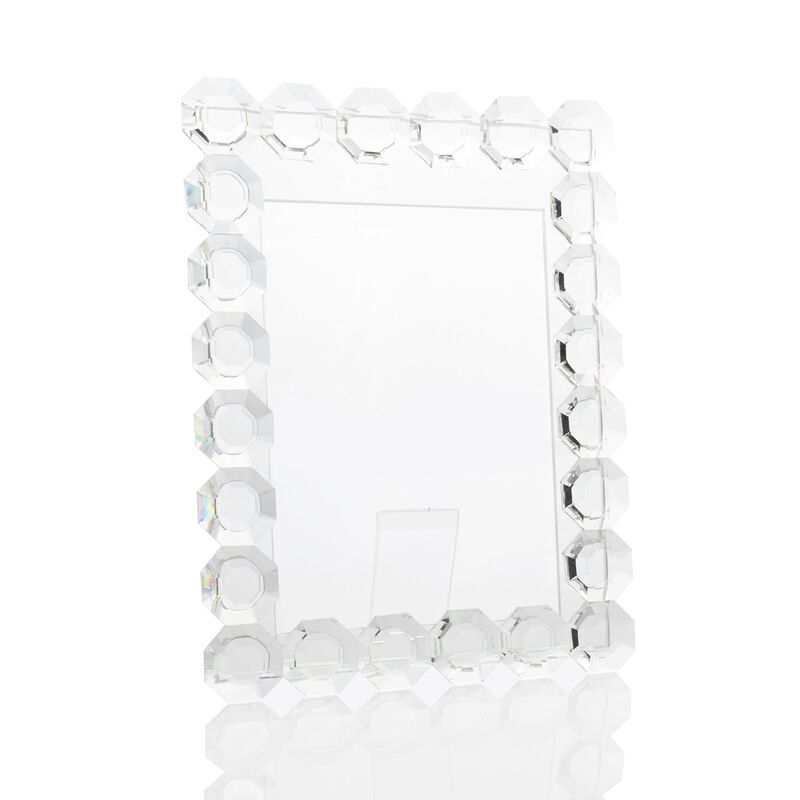 Octagon Crystal Picture Frame