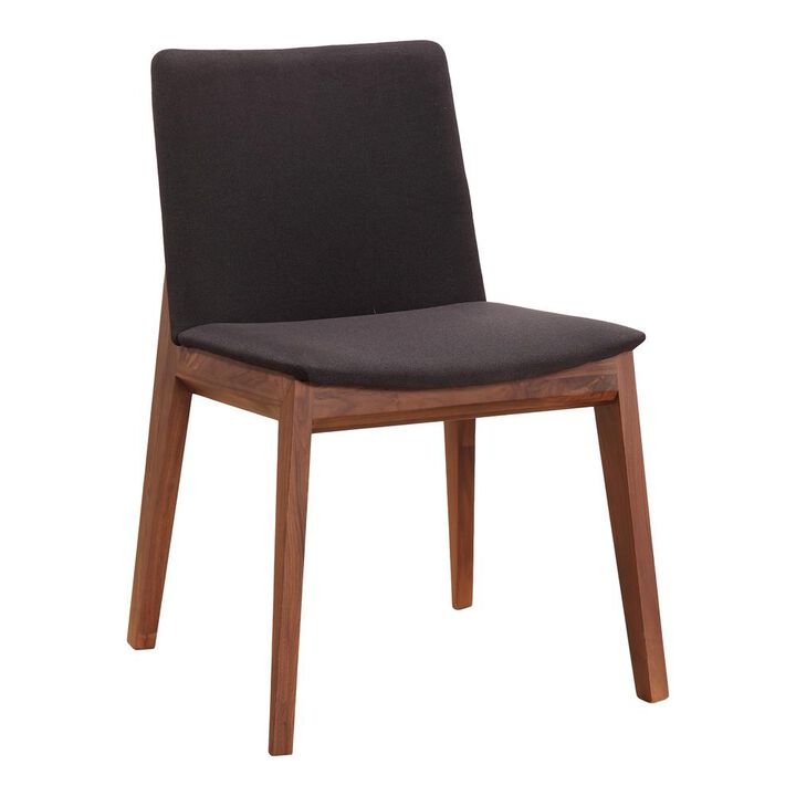Moe's Home Collection Deco Dining Chair Black-Set Of Two