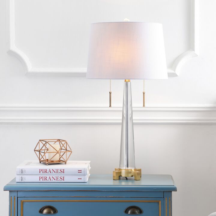 Zoe 2-Light Crystal LED Table Lamp