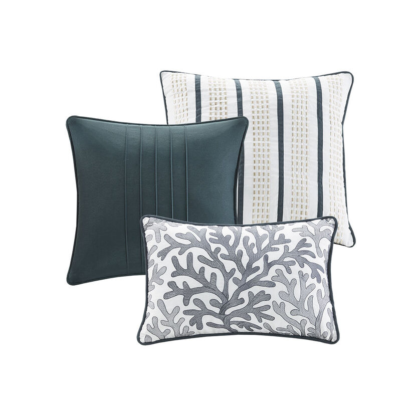 Gracie Mills Villanueva Coastal Escape 7-Piece Comforter Set