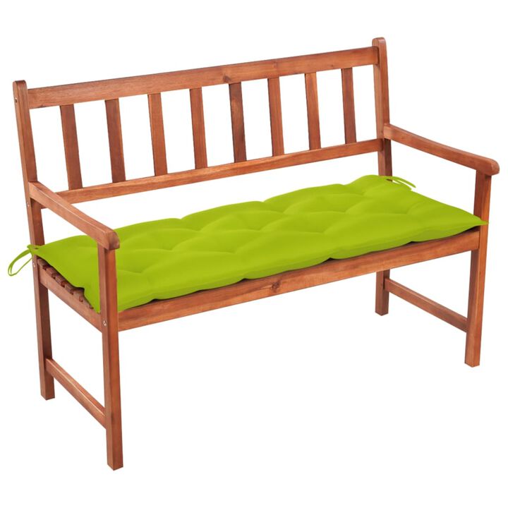 vidaXL Garden Bench with Cushion 47.2'' Solid Acacia Wood