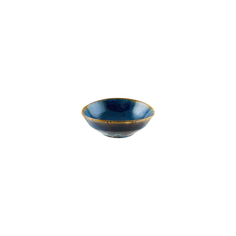 Sapphire dia.6.5" h:2.25" 14 oz. Round Blue Porcelain Bowl (Set of 4)