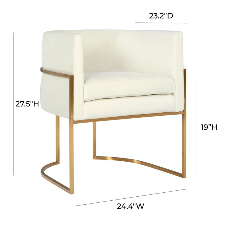 Belen Kox Luxe Velvet Gold Leg Dining Chair, Belen Kox