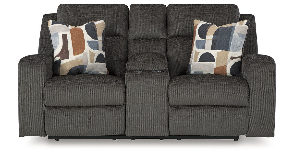 Kanlow Reclining Loveseat W/Console