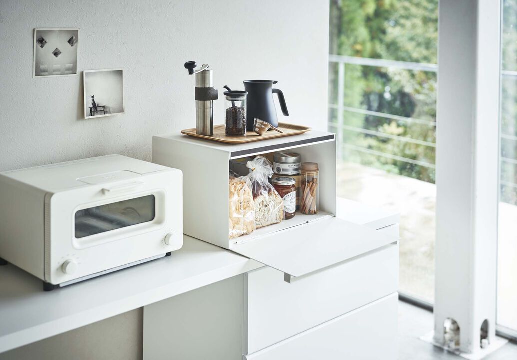 Bread Box - Steel, White