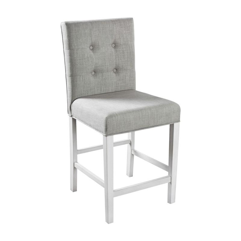 Antique White Wood Counter Height Chairs