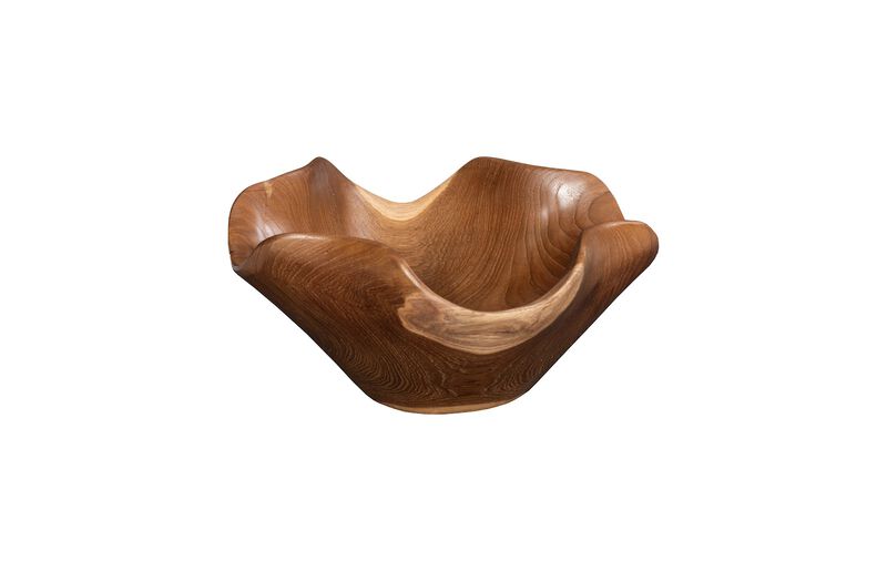 Teak Natural Wood Bowl