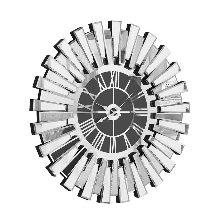 FUFU&GAGA Decorative Mirror – 23.6" x 23.6", 1.88" Thickness, 3.5mm Glass with MDF Backing, Stylish Wall Mirror for Home Décor