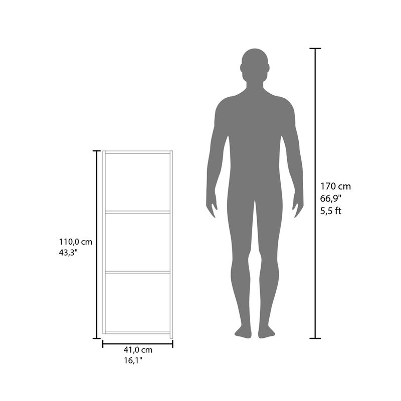 Wall Cabinet Hopewell, Living Room, Black