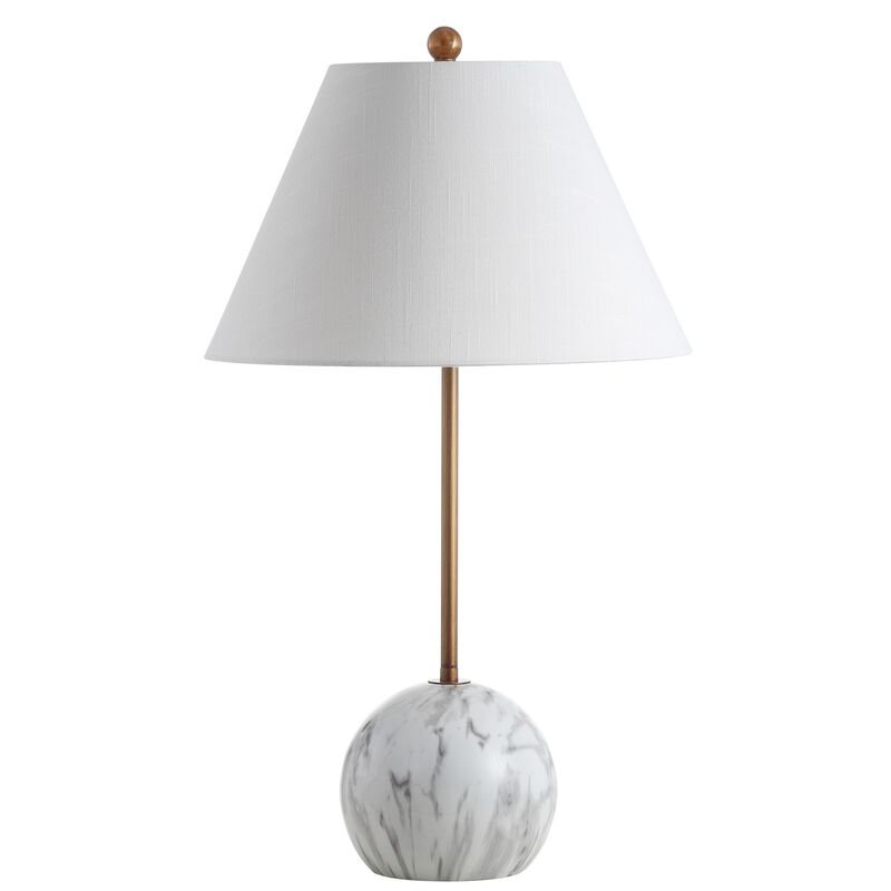 Miami Minimalist Resin/Metal LED Table Lamp