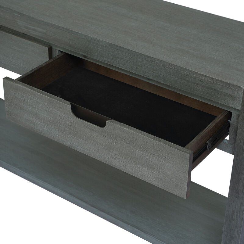 Merax Wooden Console Table  with 2 Drawers
