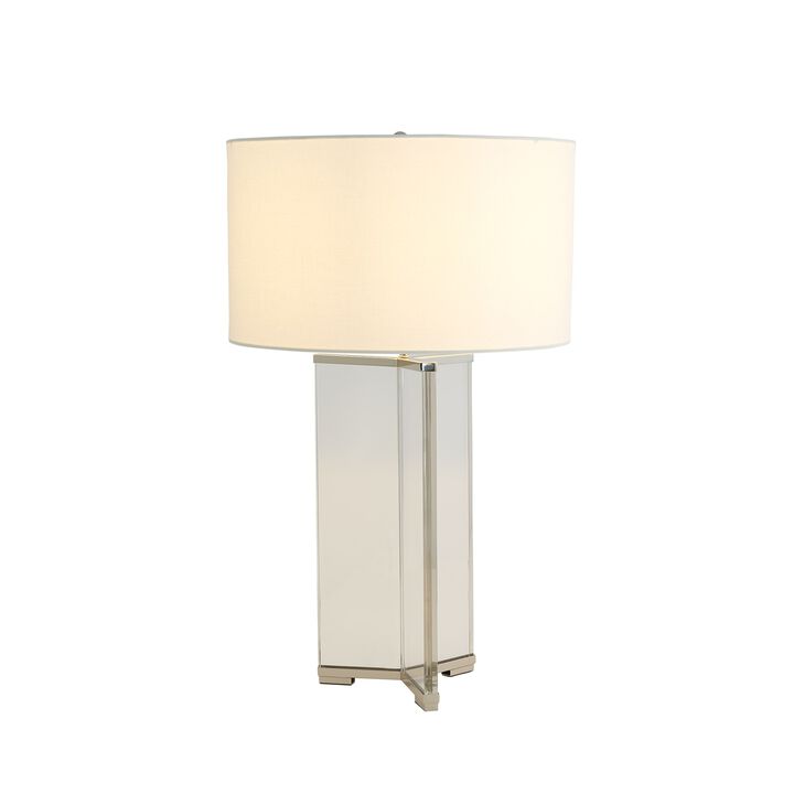 Y Silver Table Lamp