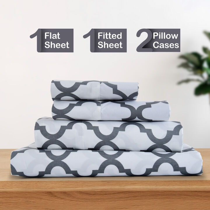 Lux Decor Collection Bed Sheets - Brushed Microfiber Sheet Set
