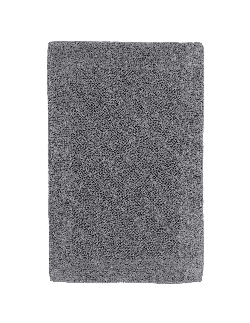 Knightsbridge Shooting Star 220 GSF Reversible Bath Rug 21 x 34 - Silver