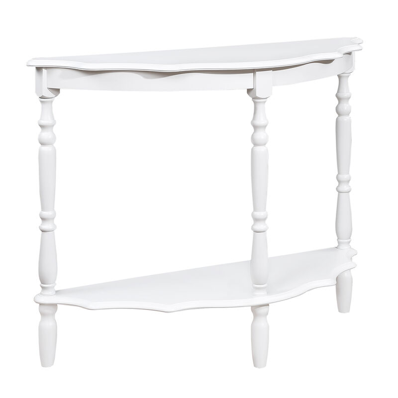 Merax Retro Console Table with 1 Open Shelf