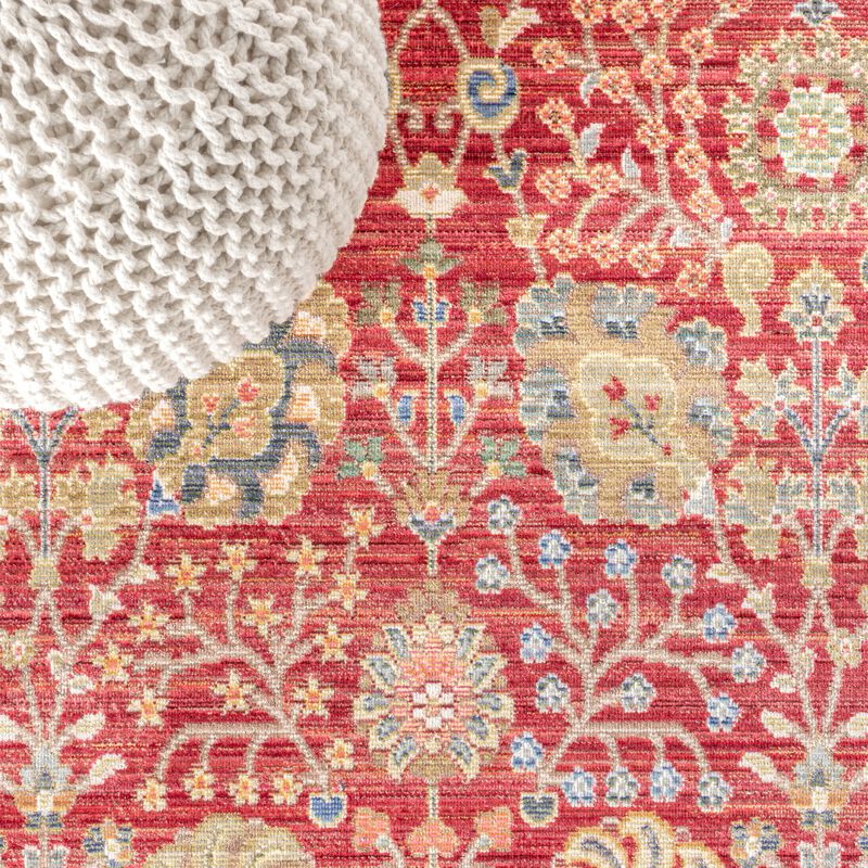 India Flower and Vine Area Rug