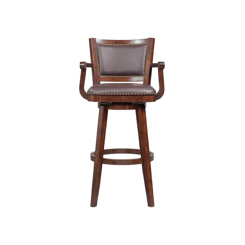 Boraam Broadmoor Swivel Extra Tall Barstool [Cappuccino], 34 - Cappuccino