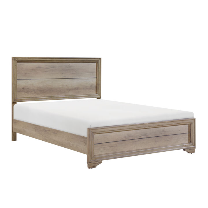 Streamdale Modern Queen Bed with Melamine Finish