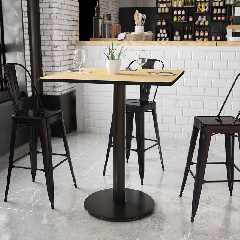 Restaurant Dining Table and Bases - Bar Height